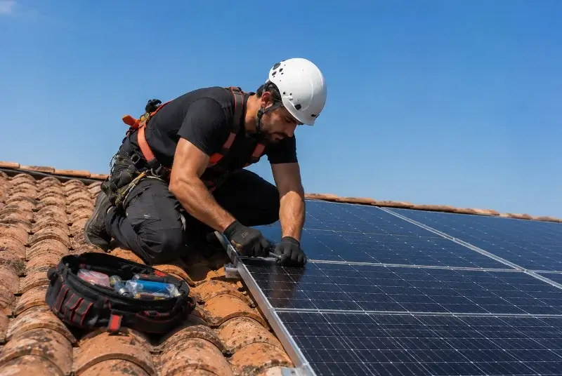 Maintenance et monitoring de panneaux solaires à Aubignan