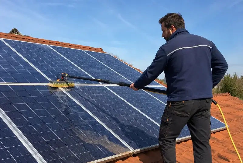 Nettoyage et entretien de panneaux solaires à Aubignan