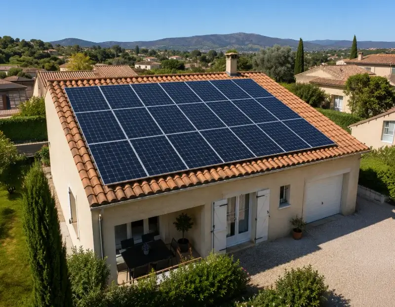 Prime à l'autoconsommation panneaux solaires Aubignan — aide financière de l'État